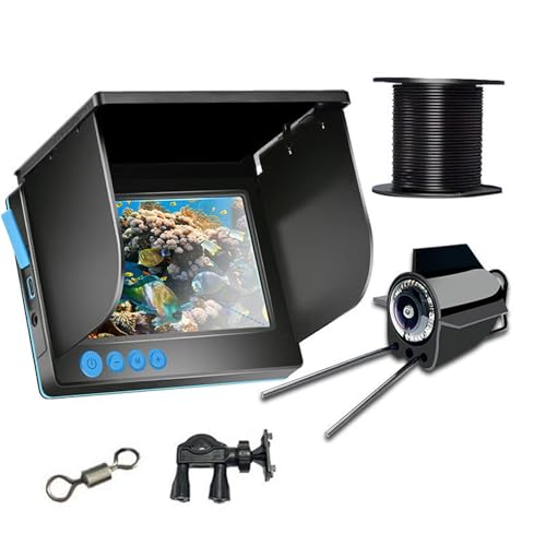 Caméra de pêche sous-marine de 5 pouces IP65 avec vision nocturne pour bateau