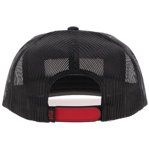 Image of HOOEY Lone Star Beer Patch Trucker Hat for Men, Adjustable Snapback Mesh Baseball Cap, 5-Panel Western Work Hat