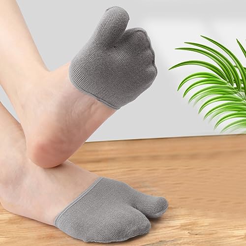 3 Pairs Toe Topper Socks Half Flips Flop Socks Tabi Toe Topper Liner Non-slip Invisible for Men Women2