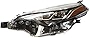Headlights Assembly Fits for 2017 2018 2019 ToyotaCorolla SE XSE XLE DRL Sedan Front Left Driver Side Factory Headlights Headlamps Direct Replacement Black Housing Clear Lens