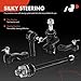 A-Premium 13Pc AWD 4WD Front Suspension Kit, For Chevy GMC Silverado 1500 Sierra 1500 Suburban Avalanche Tahoe Yukon XL Escalade EXT ESV, Upper Control Arm Lower Ball Joint Sway Bar Link Tie Rod End