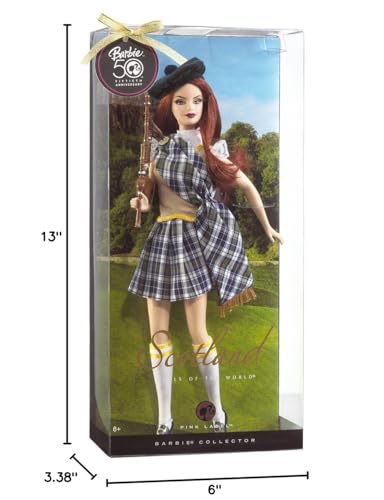 Muñeca Barbie Dolls Of The World Scotland miniatura 4