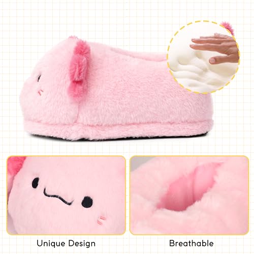 Image of Women Animal Slippers Cute Plush House Shoes Warm Novelty Cartoon | Slippers Gifts for Birthday Christmas
