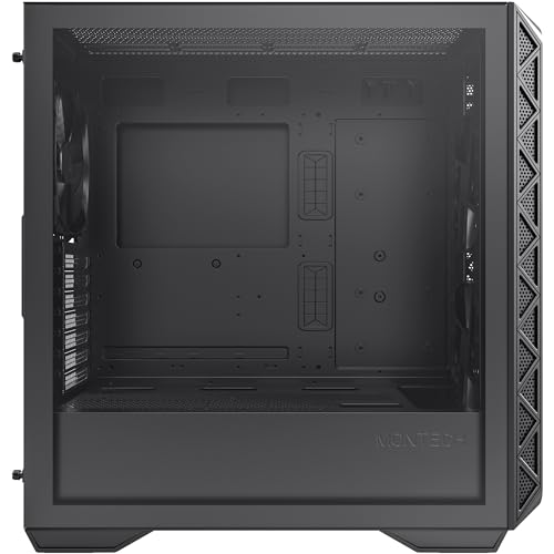 Image of Montech AIR 903 Series, E-ATX Mid Tower Case, High Airflow, Fans Pre-Installed Gaming case (Air 903 Base Black)