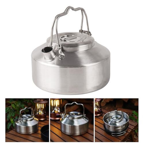Bouilloires d'eau de cuisson camping et théière d'extérieur