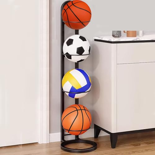 Étagère verticale pour football et ballons : fini le désordre au sol - 5