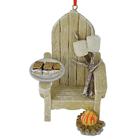 Kurt S. Adler Adirondack Chair and Smores Ornament A1802 New Cover