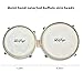 LeSage Bongos Drum for Kids Adults Beginner Bongos 7 in and 8 in Natural Wood Real Skin Drum Head with Tuning Key