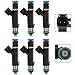 SCITOO Fuel Injectors Automotive Engine 4 Holes 6Pcs Replacement For Chrysler For Town & Country 2008-2010,For Dodge For Grand Caravan 2008-2010,For Volkswagen For Routan 2009-2010