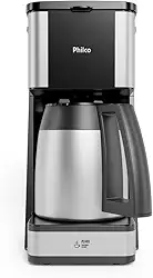 Cafeteira Philco 40 cafezinhos 1,6L Jarra em Inox PCF40D 127V