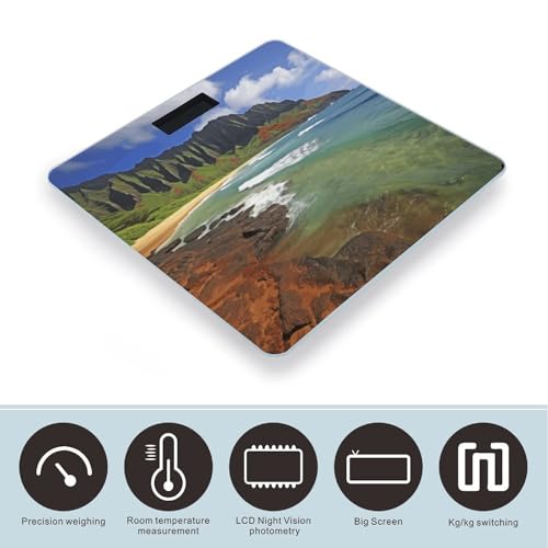 Báscula Digital de Baño VTCTOASY con Vidrio Templado miniatura 3