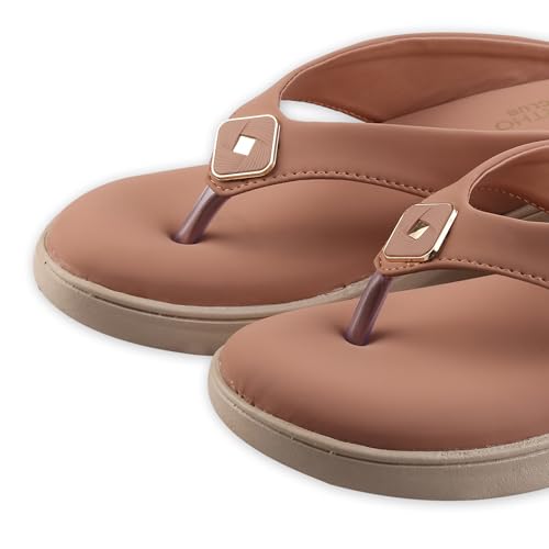 Image of ORTHO CLUB Women's Comfortable Wedge Sandals | Cushioned Sole, Slip-Resistant Design | Lightweight Women Sandal Footwear for Office & Casual Use | Sandal For Women