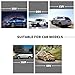 Cozy Blue Solar Powered TPMS Tire Pressure Monitoring System - TPMS for Car and SUV, Include 4 Sensors, Real-Time Pressure and Temperature Monitoring