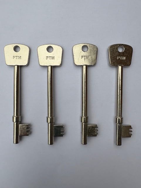 4 x Radar Keys for UK Disabled Toilets Standard Size fits Easily on Key Rings in Purses and Wallets Pockets