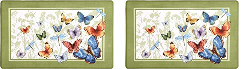 Achim Home Furnishings Butterflies Anti Fatigue Mat, 18
