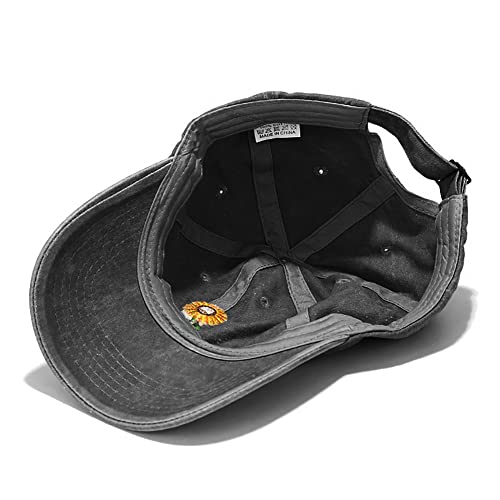 Image of XYIYI Vintage Washed Distressed Baseball Cap Adjustable Cotton Dad Hat for Women Men