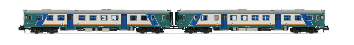 ARNOLD HN2571 FS, 2-units pack ALn 668 1000 series (2 doors) XMPR livery, flat windows, ep. Vb Diesel Locomotive