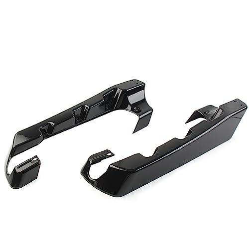 Extensiones de Alforjas Duraderas de 4 pulgadas para Harley Touring 2014-2022, Negro Vivo miniatura 1