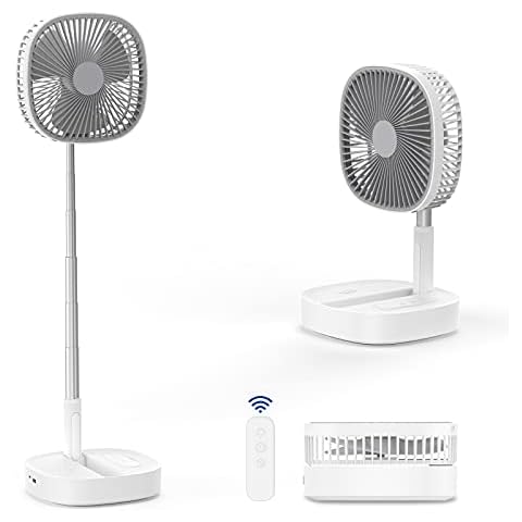 Wiederaufladbar Faltbar Ventilator mit Fernbedienung Cover
