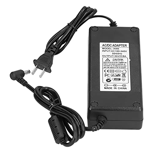 Image of DC36V 8a Power Supply Adapter AC100-240V to DC 36V Transformers Switching Charger Distribution Control Equipment for LED Lighting,Instrumentation, Refrigerators(US Plug)