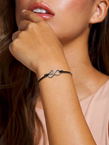 Long tiantian Mother Daughter Bracelets Mother Daughter Gift Mother Birthday Gift from Daughter Matching Heart Wish Bracelets for women Heart Gift for Mother(2pcs bracelets) - Image 3