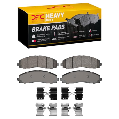 Image of DFC Rear Heavy Duty Brake Pads| Fits 2023-2025 Ford F-250 | F-350| Automotive Replacement Brake Pads| Hardware