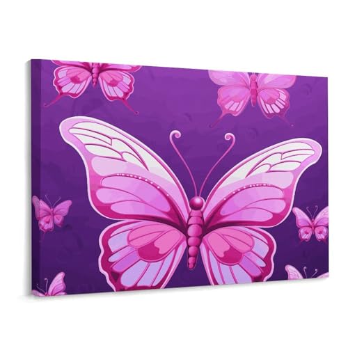 Décoration murale imprimée papillon : créez un coin de nature au bureau