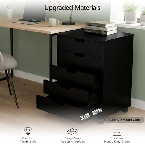 Caisson de bureau pour chambre et espace de télétravail mobile