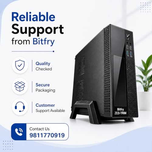 Image of Desktop Computer Core i5 6th Gen || 8GB RAM || 256GB SSD || Windows 11 Pro || MS Office || Warranty 2Years (CPU Unit Only)