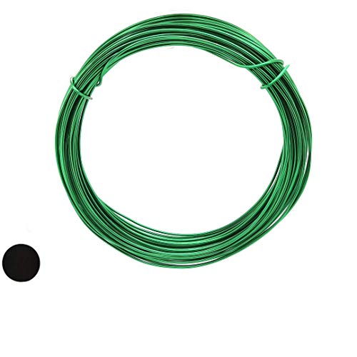 Image of 32.8 Feet Aluminum Wire for Craft /Jewelry Making and Wire Sculpting (Green, 0.8MM /20 Gauge) from Craft Wire