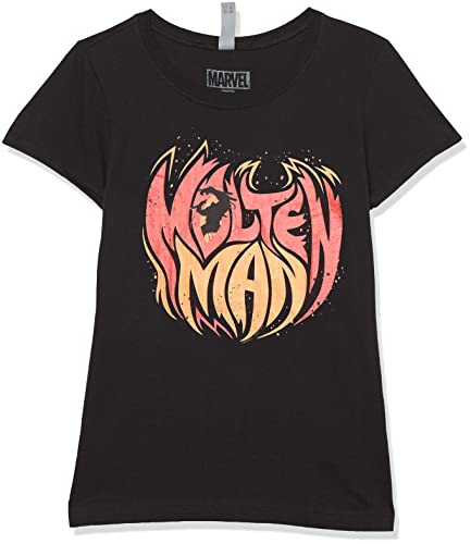 T-shirt Molten Man Marvel filles anti-irritation coton manches courtes