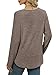 WIHOLL Womens Tops Fall Outfits 2025 Fashion Early Long Sleeve Sweaters V Neck Teacher School Clothing Dressy Casual Chocolate Brown Clothes L