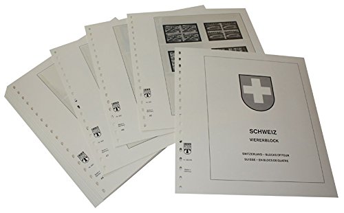 Suisse en Blocs de 4 Lindner Das Original recharges album timbres 1996-2003