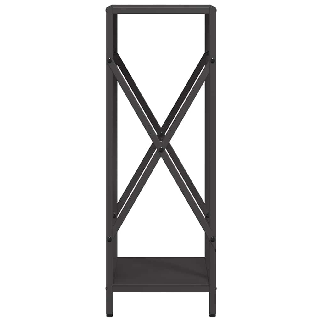 Genérico Leñero Negro 34x25x70 cm Acero Laminado en frío,Casa y jardín,Accesorios para hornos de leña y chimeneas,Bolsas y Soportes de leña-864319