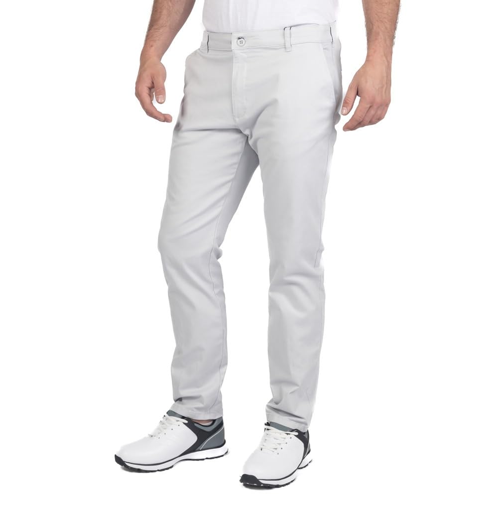 Island Green Stretch Cotton Chino Trousers Pantalon de Golf Homme
