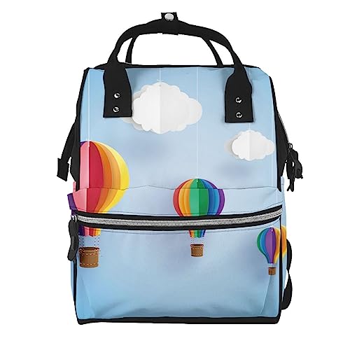 Sac à dos montgolfière original et multicolore pour s'évader au quotidien