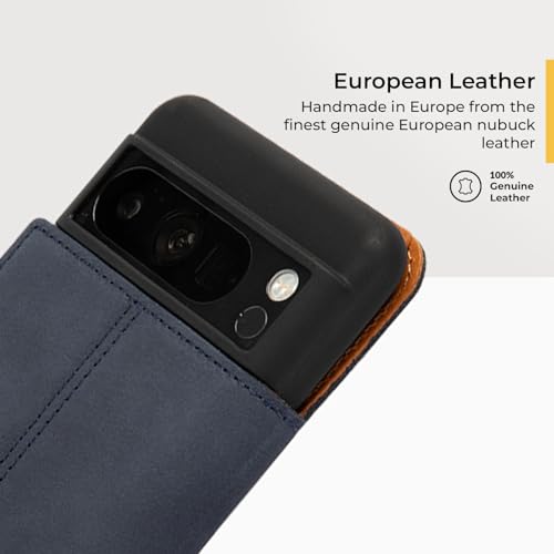 Snakehive Leather Wallet Phone Case for Google Pixel 8 Pro, Genuine Leather with Viewing Stand & 3 Card Holder - Image 3