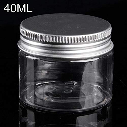 arthomer Tiny Sample Containers, Small Plastic Containers With Lids,Cosmetic Travel Empty Bottle For Slime Cosmetic Samples, Eye Shadow