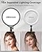 UBeesize 10.5in Laptop Ring Light with Stand and Phone Holder for Desk, Zoom Lighting for Computer, Video Recording, Streaming, Video Conference, Video Calls