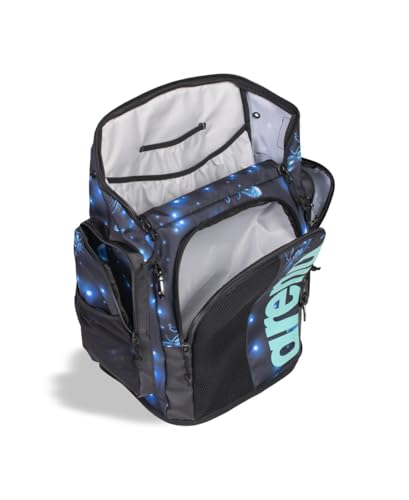 Image of ARENA Spiky III Backpack 45 Swimming Athlete Sports Gym Rucksack Large Training Gear Equipment Swim Bag for Men and Women, 45 Liters, Aqua