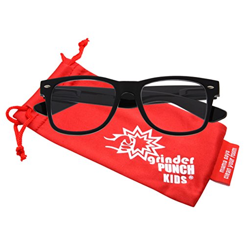Kids Nerd Glasses Clear Lens Geek Fake For Costume Children's (Age 3-10) Black #TOP1