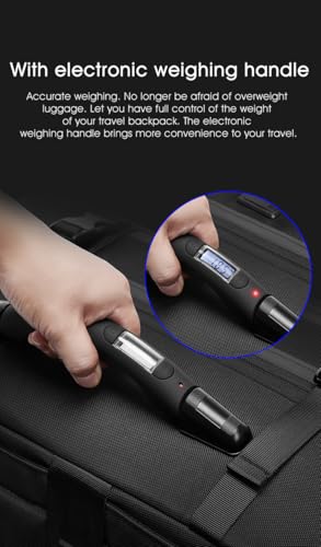 Image of WELTHERM Travel Vacuum Compression Bag with Built-in Air Pump| Backpack & Trolley | Space Saver Packing Bag for Clothes and Luggage| Digital Weight Display Handle Hands-Free| Expandable 40-60L