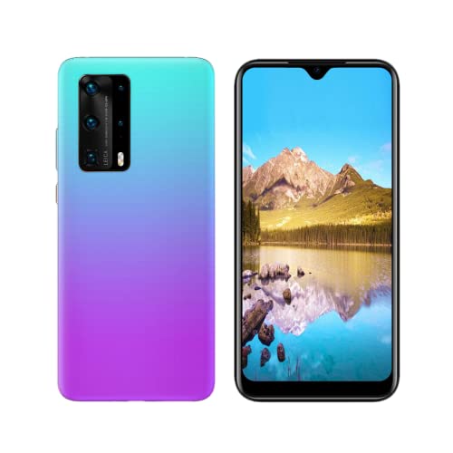 Unlocked Cell Phone, P40pro+ ，Android Smartphone, 6.11 inch Screen，3GWCDMA: 850/2100MHZ Dual SIM Card Band, 1GB RAM 16GB ROM，Front Rear Camera(red)