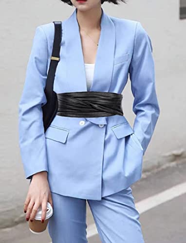 Women Retro Wide Corset Belt Obi Belt Waist Cinch Belts Fit Waist 26"-31"4