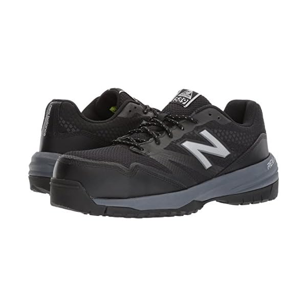 New Balance Men's Composite Toe 589 V1 Industrial Shoe, Black/Grey, 14 X-Wide - Image 8
