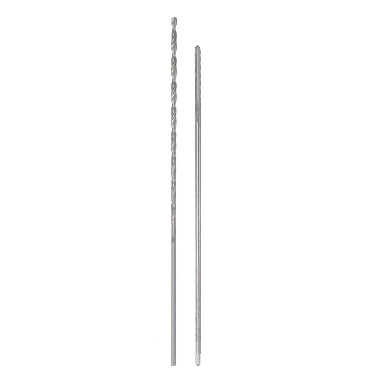 Unifizz Tap & Bit Sets, M3 x 0.5 H2 Straight Flute Machine Thread Milling Tap 150mm Extra Long