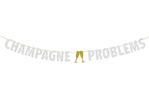 Champagne Problems Banner, Bubbly Bar/Mimosa Bar/Momosa Bar for Celebrations