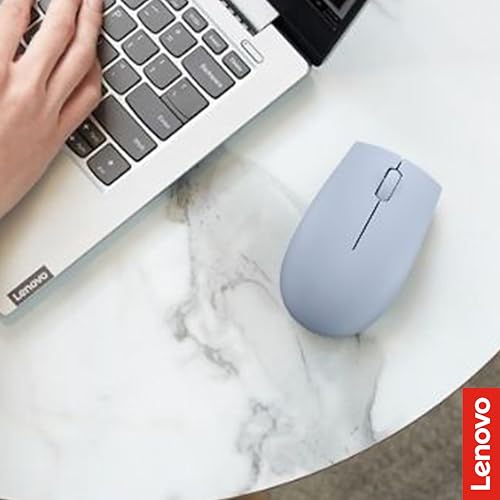 Image of Lenovo 300 Wireless Compact Mouse Frost Blue