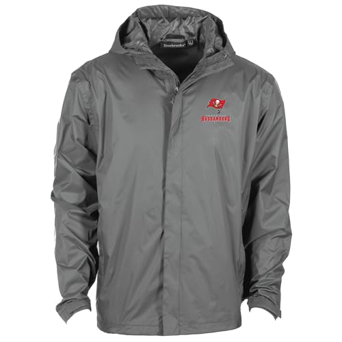 Image of Dunbrooke Men's NFL Tropic Waterproof Packable Full-Zip Hoodie Jacket