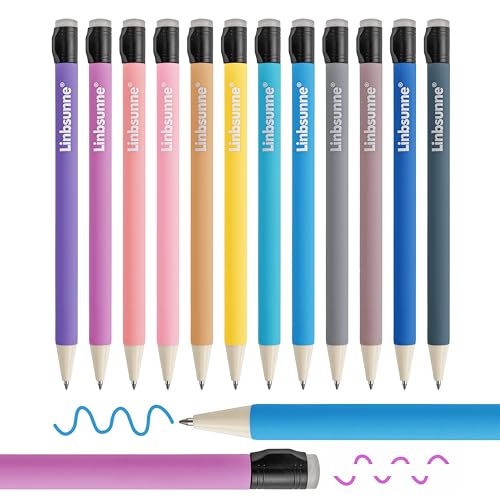 Stylos à encre gel effaçables 0.7mm Linbsunne lot écriture lisse dessin